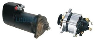 Alternator, electromotor Yanmar